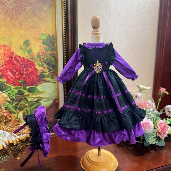 Elegant BJD Doll Dress Set with Headwear for 1/3, 1/4, 1/6 YOSD, MSD, Blythe - Image 3