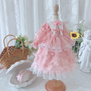 Sweet Pink Plaid BJD Skirt - Haom 1/6, 1/4, 1/3 Msd, SD Blythe Molls