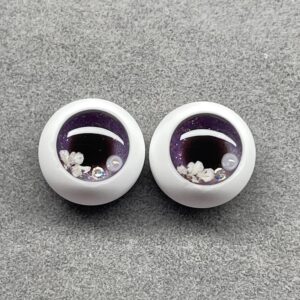 Sparkle Resin BJD Eyes for Dolls (8mm-24mm)