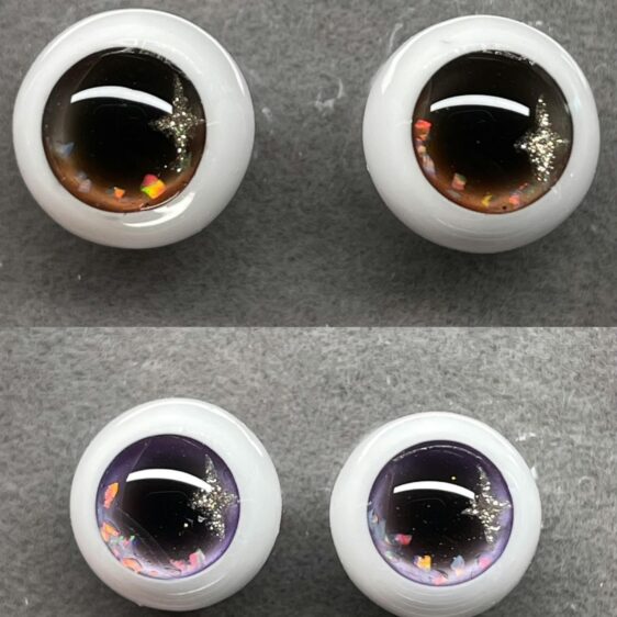 Sparkle Resin BJD Eyes for Dolls (8mm-24mm) - Image 2