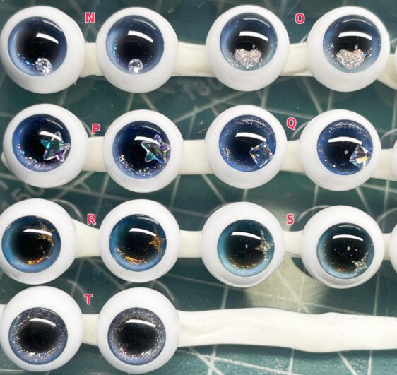 Sparkle Resin BJD Eyes for Dolls (8mm-24mm) - Image 6