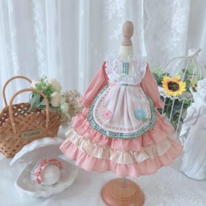 Lolita Style BJD Dress - Pagsulud 1/6, 1/4, 1/3 Blythe, Yosd, Msd, SD DOCLS