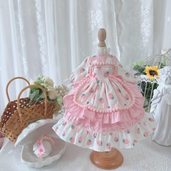 Palace Style BJD Dress – Fits 1/6, 1/4, 1/3 Blythe, YoSD, MSD, SD Dolls - Image 9