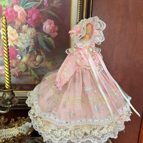 Princess Lolita BJD Dress Set with Headwear for 1/3 1/4 1/6 Dolls & Blythe - 图片 5