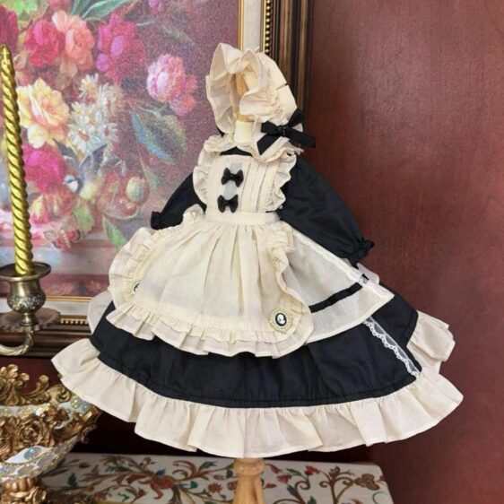 Princess Lolita BJD Dress Set with Headwear for 1/3 1/4 1/6 Dolls & Blythe - 图片 10