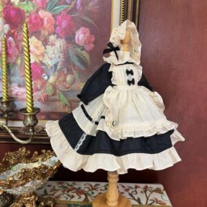 Princess Lolita BJD Dress Set uban ang headwear alang sa 1/3 1/4 1/6 Dolls & Blythe
