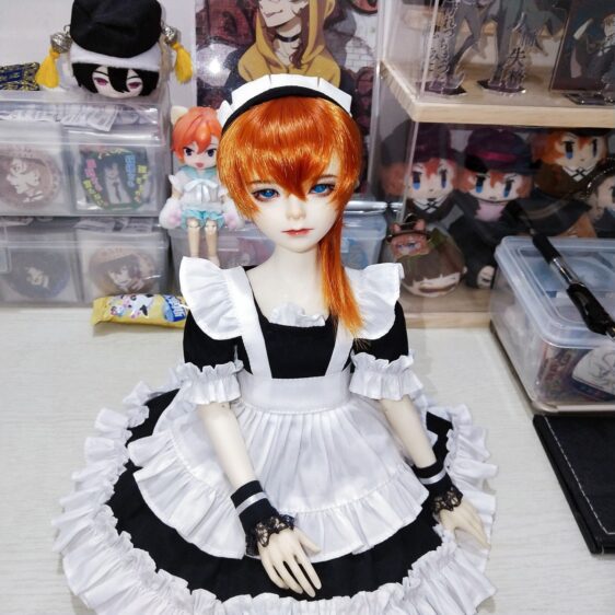 Maid Style Cute BJD Dress for 1/2, 1/3, 1/4, 1/6 Dolls - Image 7