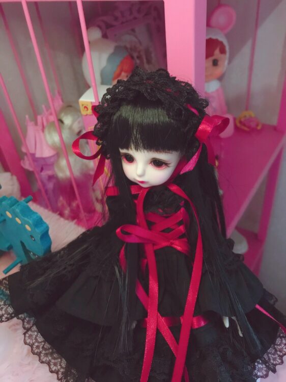 Vintage Retro Gothic BJD Dress for 1/2, 1/3, 1/4, 1/6 Dolls - Image 7