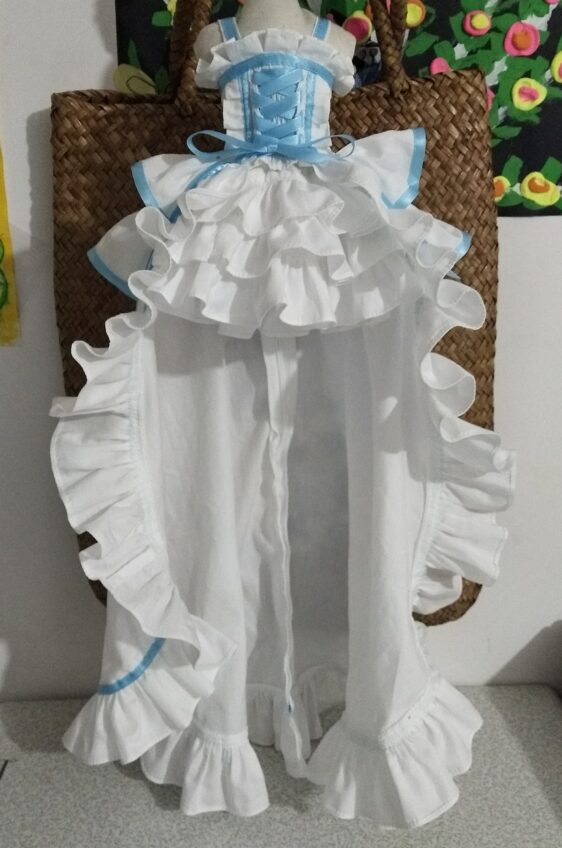 Vintage Victorian BJD Dress – Retro Gothic Charm for 1/3 1/4 1/6 - Image 4