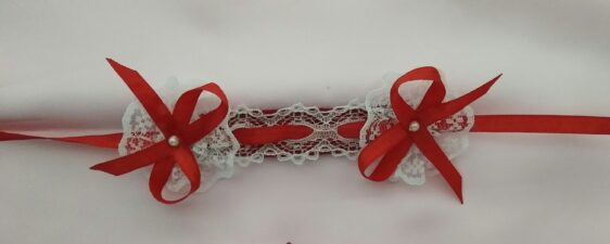 BJD Red & Black Lace Dress – Cute Contrast Style for 1/3 1/4 1/6 Dolls - 图片 6