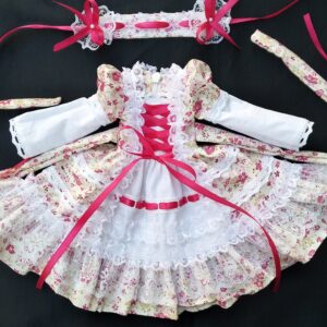 BJD Rural Vintage Lace Dress – Cute Style for 1/3 1/4 1/6 Dolandre