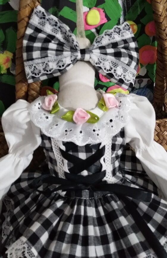 BJD Checkered Summer Dress - 1/3, 1/4, 1/6 Size - Image 3