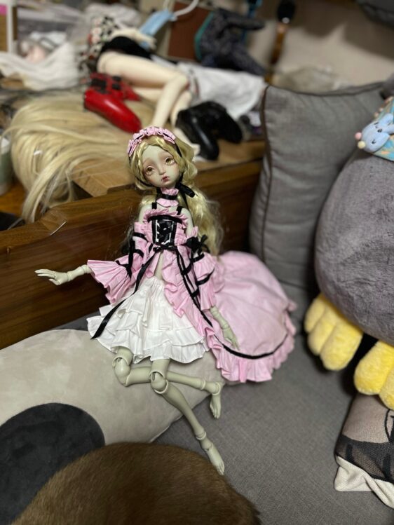 Vintage Victorian BJD Dress – Retro Gothic Charm for 1/3 1/4 1/6 - Image 9