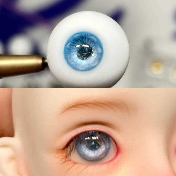 BJD Doll Eyes for 1/3, 1/4, 1/6 Dolls — Custom Sizes 10mm to 18mm - Image 2