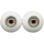 # Realistic Gray BJD Doll Eyes – Custom Sizes 10-18mm for 1/3, 1/4, 1/6 دمى