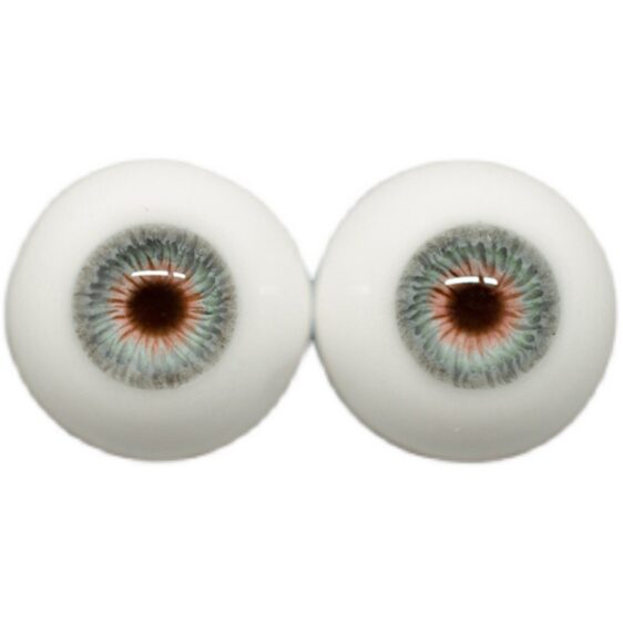 # Realistic Gray BJD Doll Eyes – Custom Sizes 10-18mm for 1/3, 1/4, 1/6 Dolls