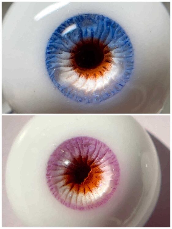 Color Iris BJD Eyes – Realistic Resin Eyes for 1/3 1/4 1/6 Dolls - Image 4