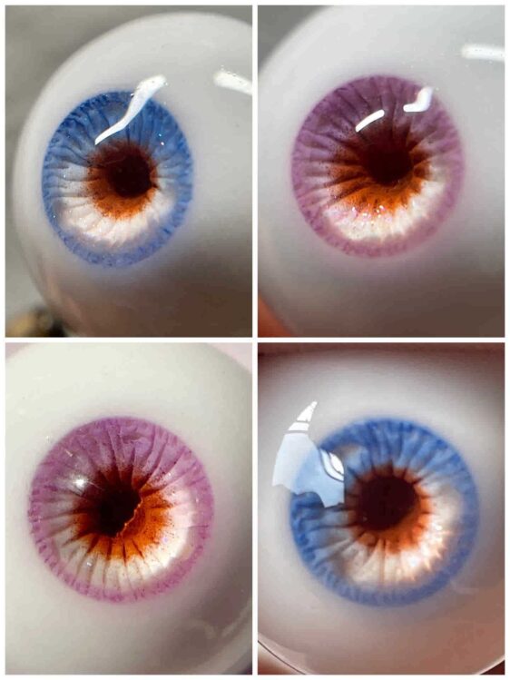 Color Iris BJD Eyes – Realistic Resin Eyes for 1/3 1/4 1/6 Dolls - Image 5