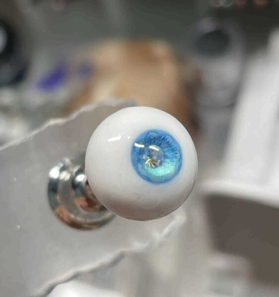 1/6 1/4 1/3 BJD Doll Eyes | 10-24mm Blue Green Iris Toy Eyes Handmade - Image 4