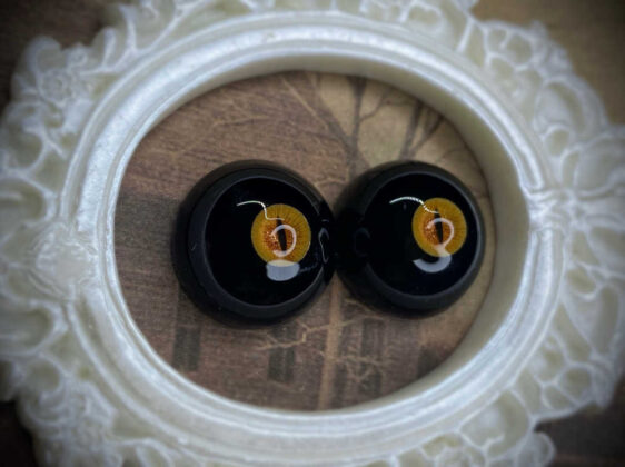 Black Sclera Cat Iris BJD Eyes – Handmade Realistic Eyes for 1/3 1/4 1/6 Dolls - Image 5