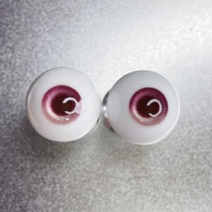 Handmade Purple Sclera BJD Doll Eyes – Custom Sizes 10-24mm