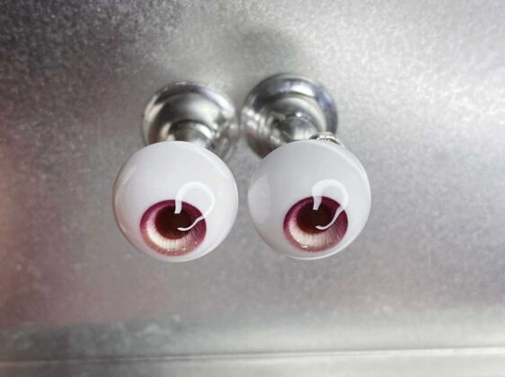 Handmade Purple Sclera BJD Doll Eyes – Custom Sizes 10-24mm - Image 4
