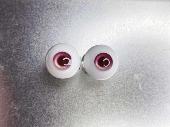 Handmade Purple Sclera BJD Doll Eyes – Custom Sizes 10-24mm - Image 5
