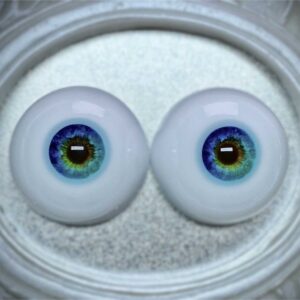 Handmade reborn BJD doll eyes, realistic and custom-sized for 1/3 1/4 1/6 dolls, 10–24mm.