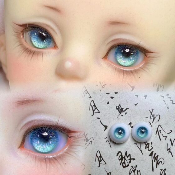 BJD Doll Eyes | Custom Realistic Doll Pupils for 10mm-20mm - Image 2