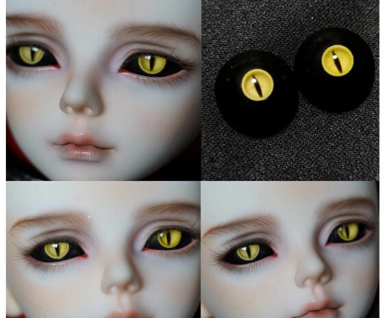 Realistic Blue Resin BJD Eyes – Small & Normal Iris, 8–22mm for Dolls - Image 4