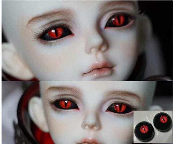 Realistic Blue Resin BJD Eyes – Small & Normal Iris, 8–22mm for Dolls - Image 6