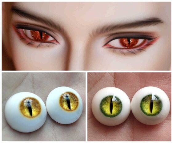 Realistic BJD Resin Eyes – Custom Safety Doll Eyes (8–22mm) - Image 2