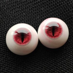 Orange Resin BJD Eyes – Small & Normal Iris, 8–22mm for SD & BJD Dolls
