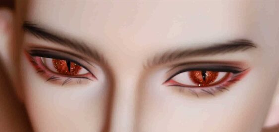 Orange Resin BJD Eyes – Small & Normal Iris, 8–22mm for SD & BJD Dolls - Image 9