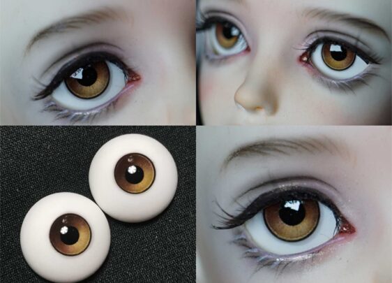 BJD Resin Doll Eyes – Small & Normal Iris, Custom Sizes - Image 5
