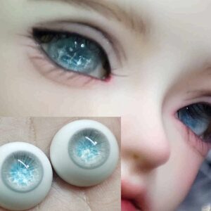 Realistic Resin BJD Doll Eyes – Small & Normal Iris, 8–24mm for 1/3, 1/4, 1/6 Bebekler