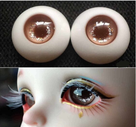 BJD Resin Doll Eyes – Safety Eyes for 1/3 1/4 1/6 Dolls - Image 3