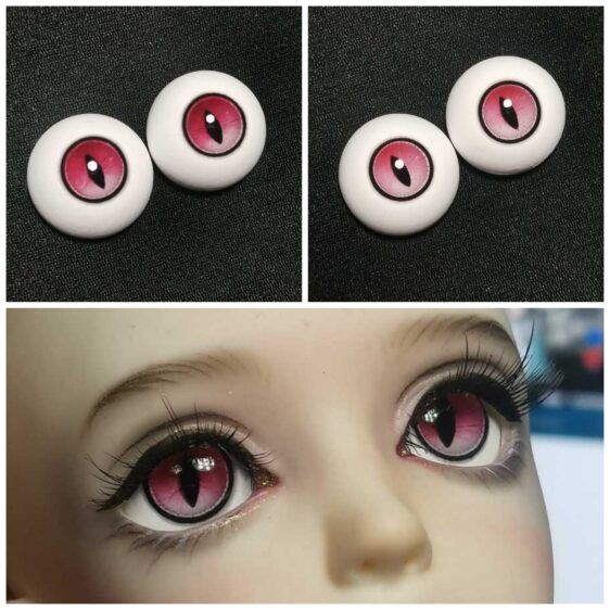 BJD Resin Doll Eyes – Small & Normal Iris, Custom Sizes - Image 8