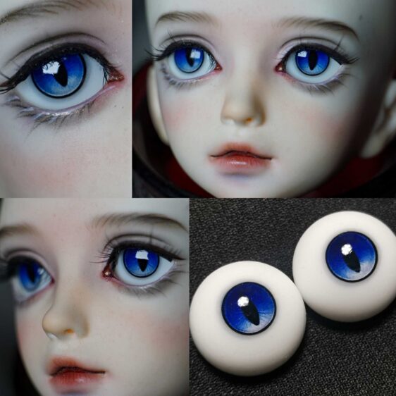 BJD Resin Doll Eyes – Small & Normal Iris, Custom Sizes - Image 7