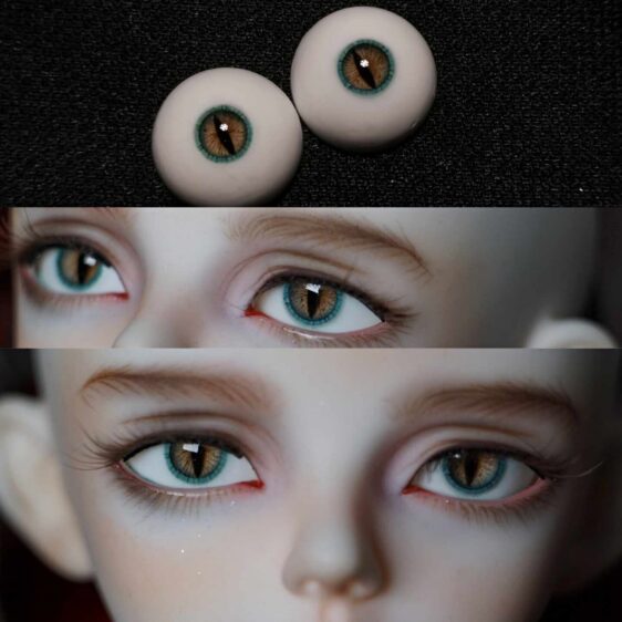 Realistic Resin BJD Doll Eyes – Small & Normal Iris, Multiple Sizes - Image 4