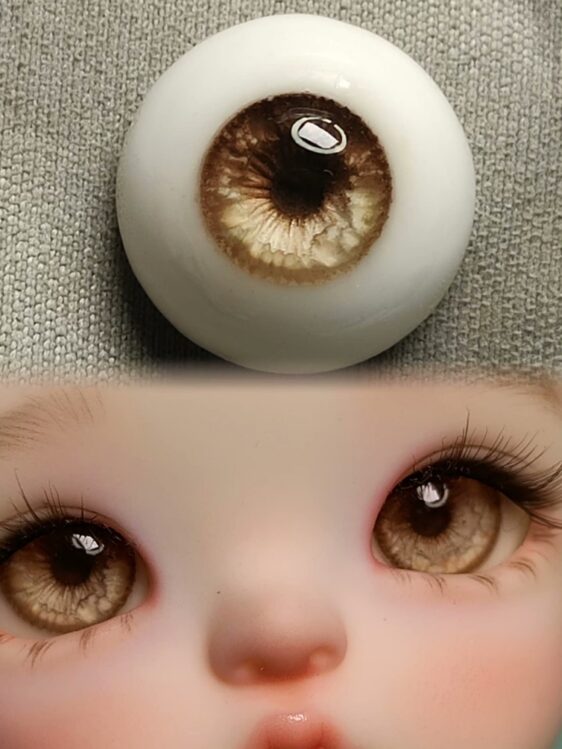 Realistic Resin BJD Doll Eyes – Small & Normal Iris, 8–22mm - Image 8