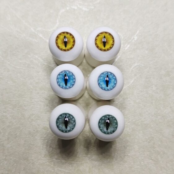 Custom Resin BJD Doll Eyes – Small Iris Realistic Eyes - Image 9