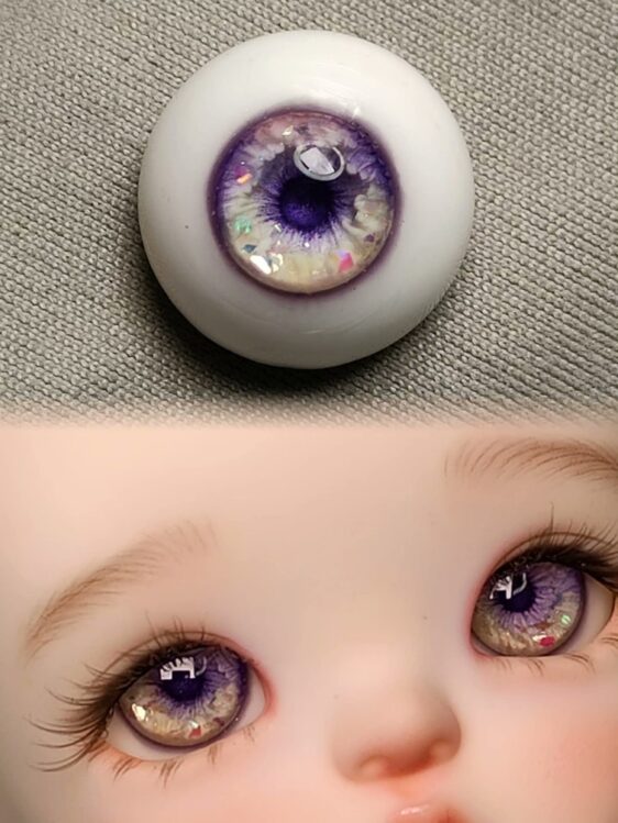 Realistic Resin BJD Doll Eyes – Small & Normal Iris, 8–22mm - Image 5