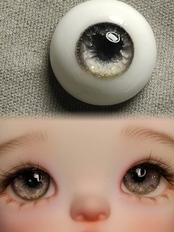 Realistic Resin BJD Doll Eyes – Small & Normal Iris, 8–22mm - Image 10