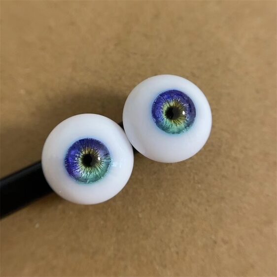 Handmade reborn BJD doll eyes, realistic and custom-sized for 1/3 1/4 1/6 dolls, 10–24mm. - Image 9