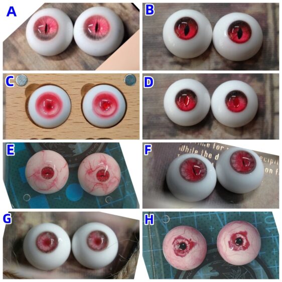 Realistic Resin Doll Eyes for 1/6 1/4 1/3 BJD Dolls - Image 5