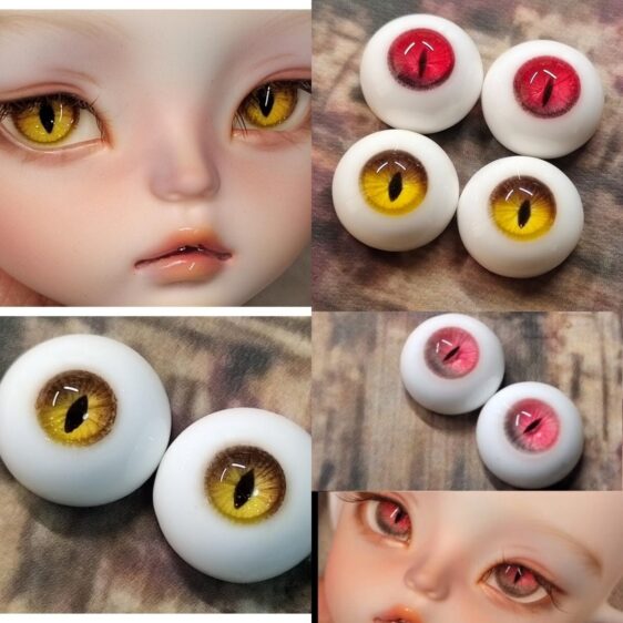 Resin BJD Doll Eyes – Small & Normal Iris, 8–20mm for 1/3 1/4 1/6 Dolls - Image 5