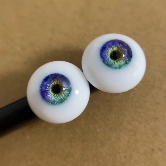 Handmade reborn BJD doll eyes, realistic and custom-sized for 1/3 1/4 1/6 dolls, 10–24mm. - Image 10