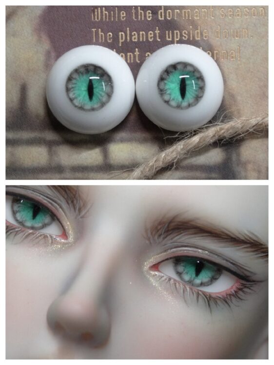 Realistic Resin BJD Doll Eyes – Small & Normal Iris, 8–20mm - Image 5