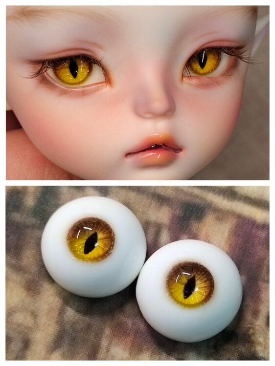 Realistic Resin BJD Doll Eyes – Small & Normal Iris, 8–20mm - Image 6